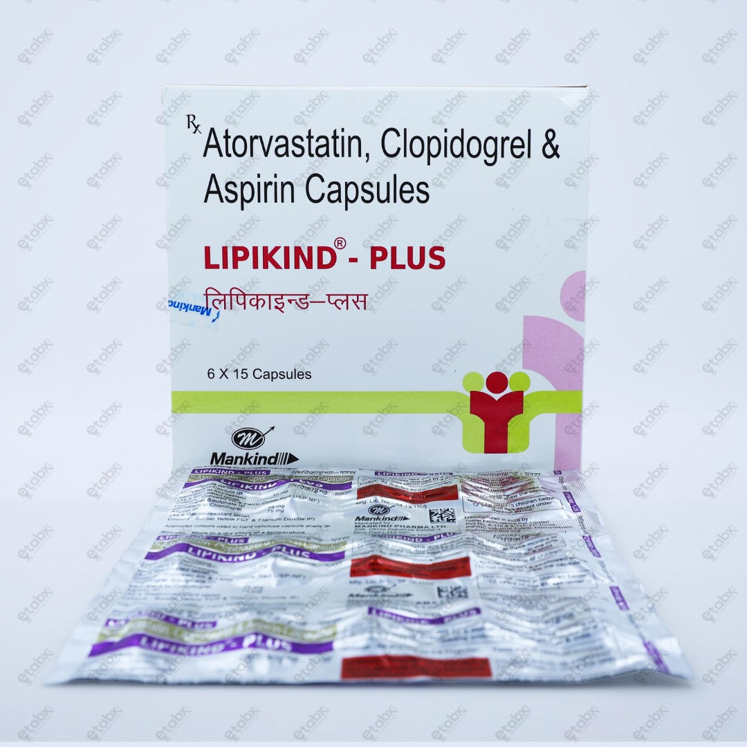 Lipikind Plus Capsule 15's