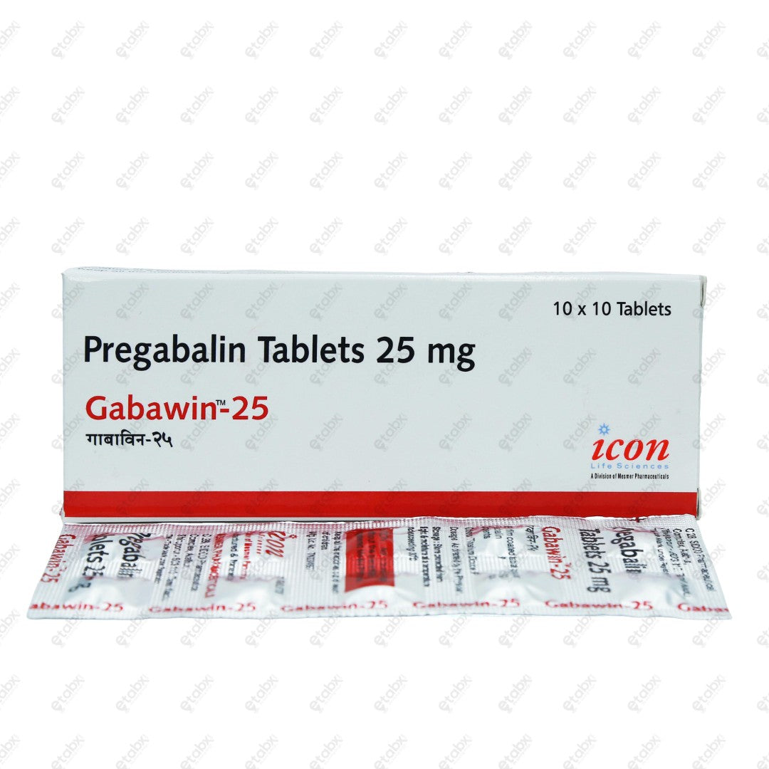 Gabawin 25mg Tablet 10's