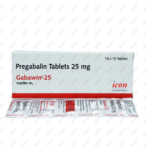 Gabawin 25mg Tablet 10's
