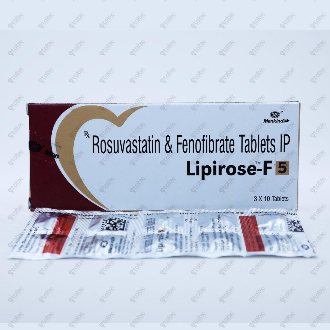 Lipirose F 5mg Tablet 10's