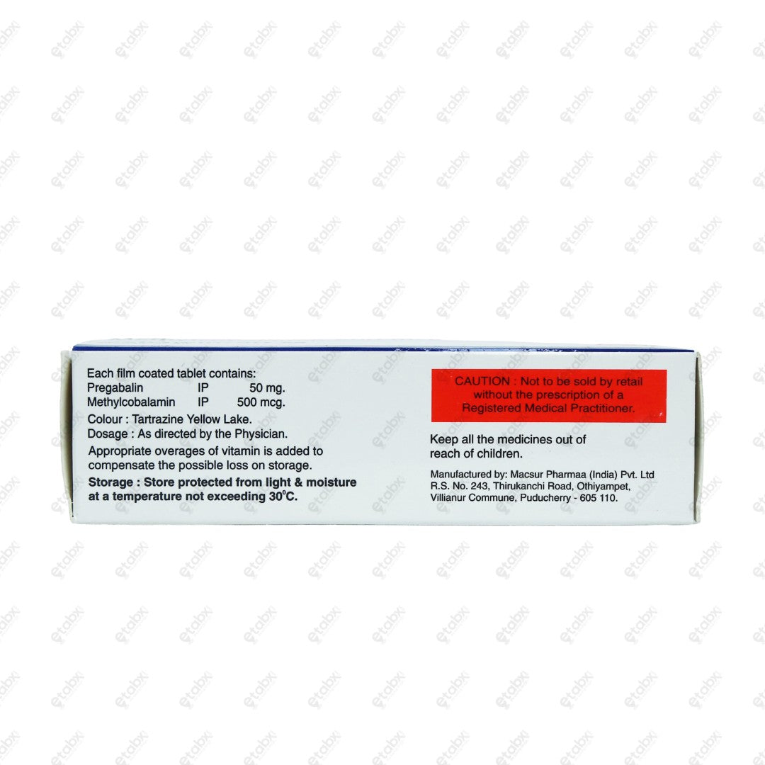 Gabawin 50 M Tablet 10's