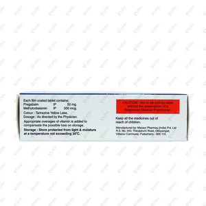 Gabawin 50 M Tablet 10's