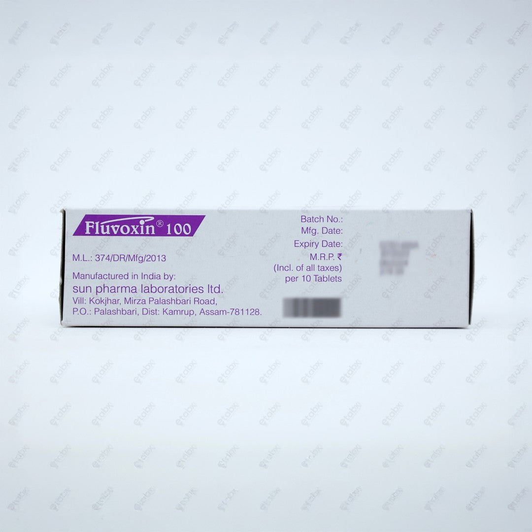 Fluvoxin 100mg Tablet 10'S