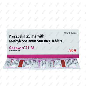 Gabawin 25 M Tablet 10's