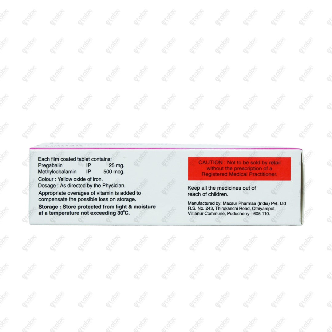Gabawin 25 M Tablet 10's
