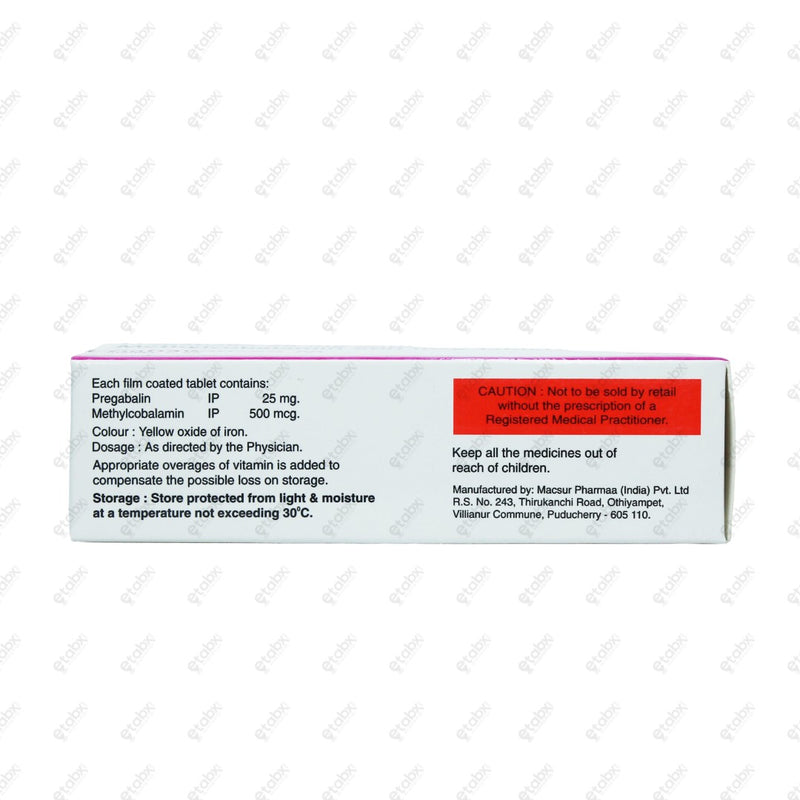 Gabawin 25 M Tablet 10's