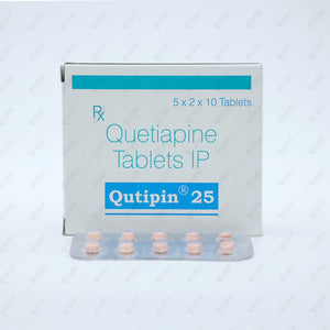 Qutipin 25mg Tablet 10's