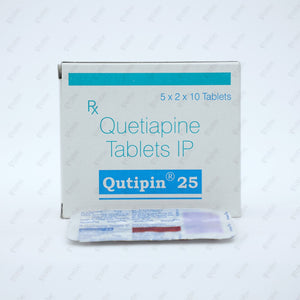 Qutipin 25mg Tablet 10's