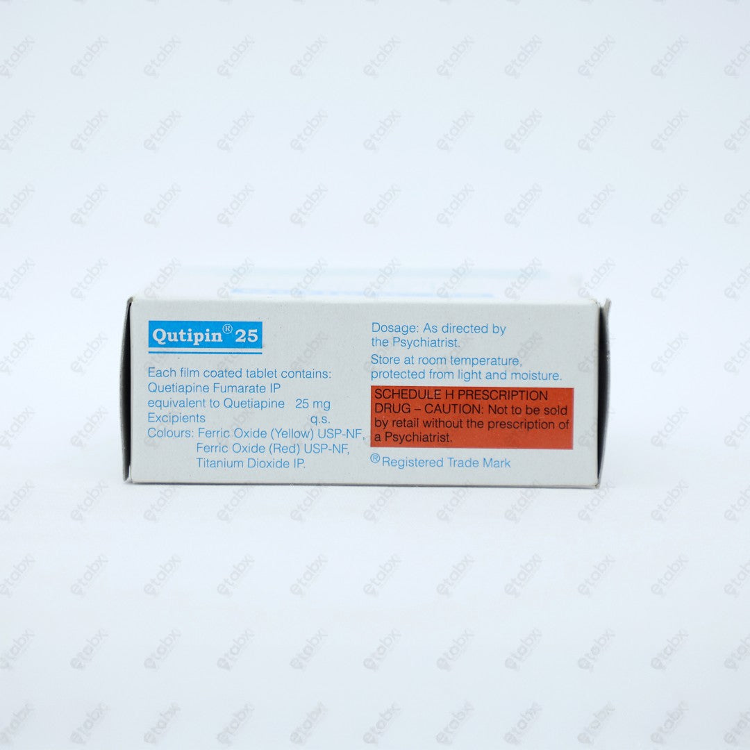 Qutipin 25mg Tablet 10's