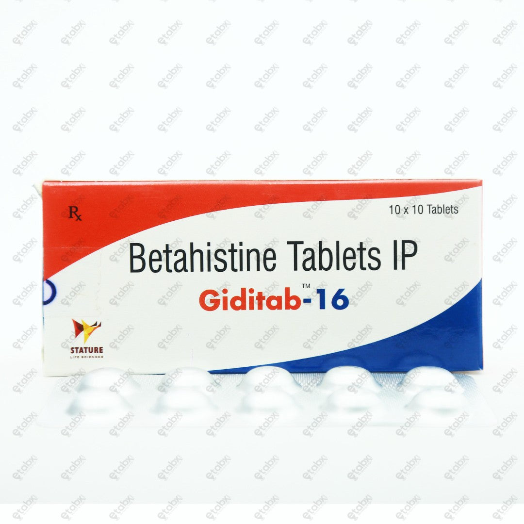 GIDITAB 16 Tablet 10's