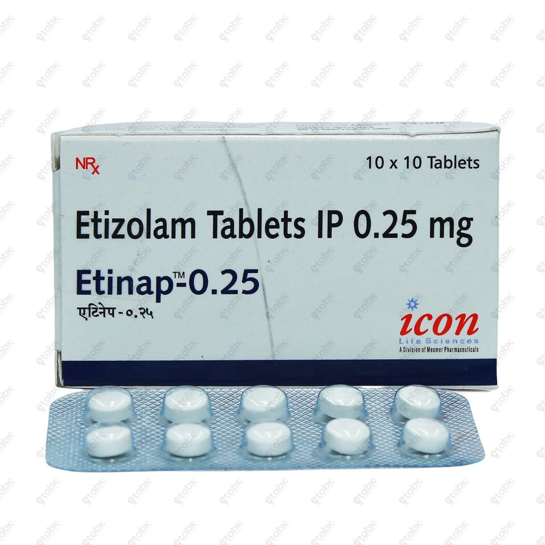 Etinap 0.25mg Tablet 10's
