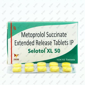 Selotol XL 50mg Tablet 10's