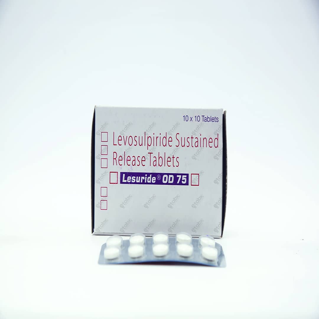 Lesuride OD 75mg Tablet 10's - Levosulpiride
