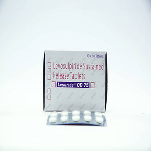 Lesuride OD 75mg Tablet 10's - Levosulpiride