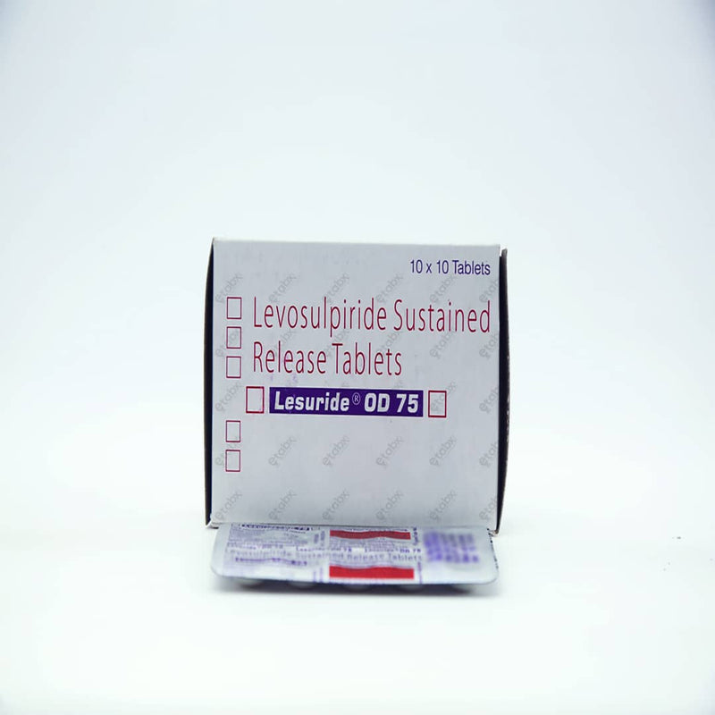 Lesuride OD 75mg Tablet 10's - Levosulpiride