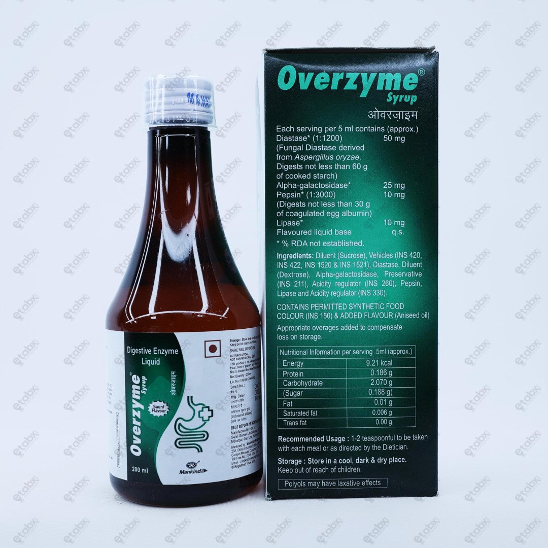Overzyme Syrup 200ml