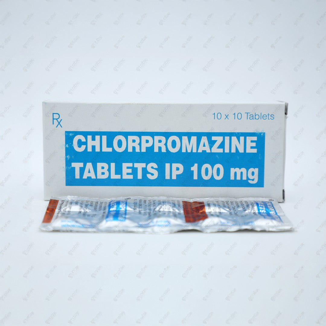 Chlorpromazine 100mg Tablet 10's