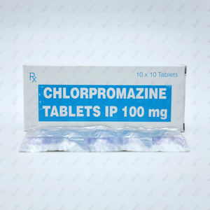 Chlorpromazine 100mg Tablet 10's