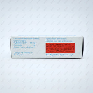 Chlorpromazine 100mg Tablet 10's