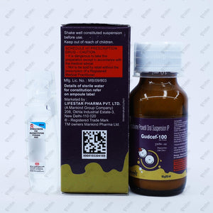 Gudcef 100 Dry Syrup 30ml