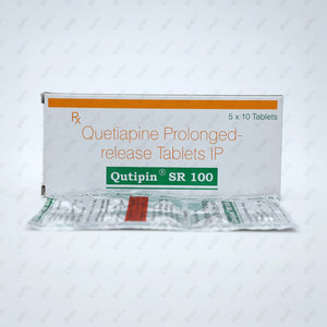 Qutipin SR 100mg Tablet 10's