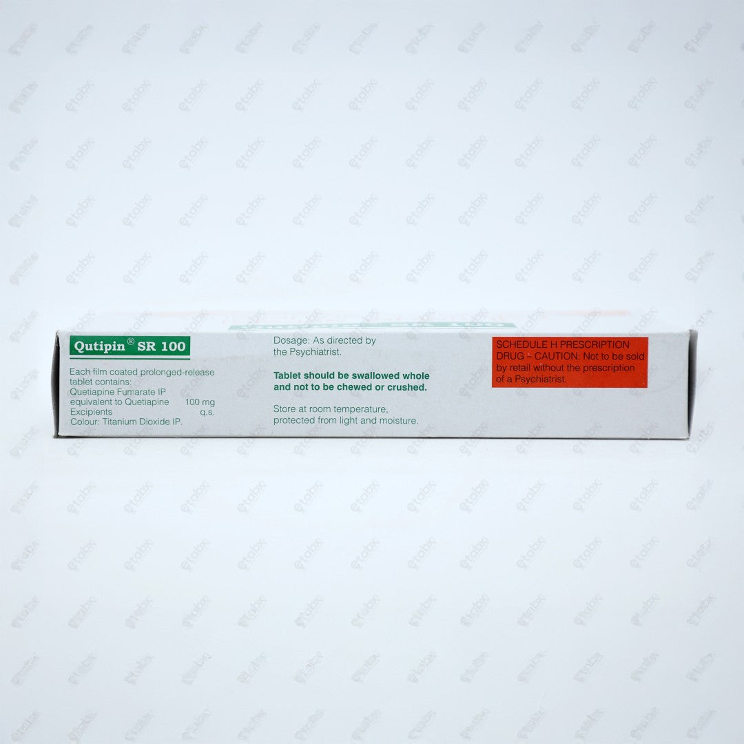 Qutipin SR 100mg Tablet 10's