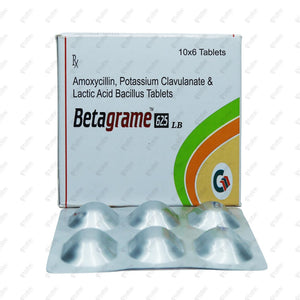 Betagrame 625 LB Tablets 6's