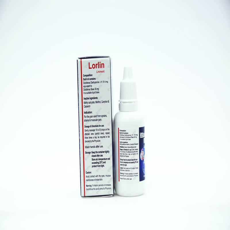 Lorlin Liniment 30ml - Pain Relief Topical Oil