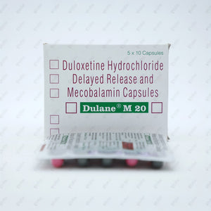 DULANE M 20MG Capsule (Duloxetine + Mecobalamin)