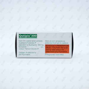 QUTIPIN 300mg Tablet (Quetiapine)