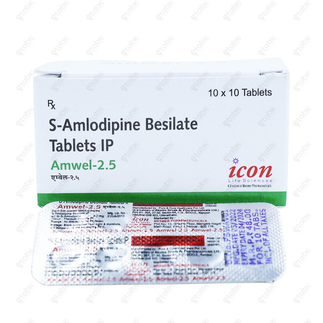Amwel 2.5mg Tablet 10's