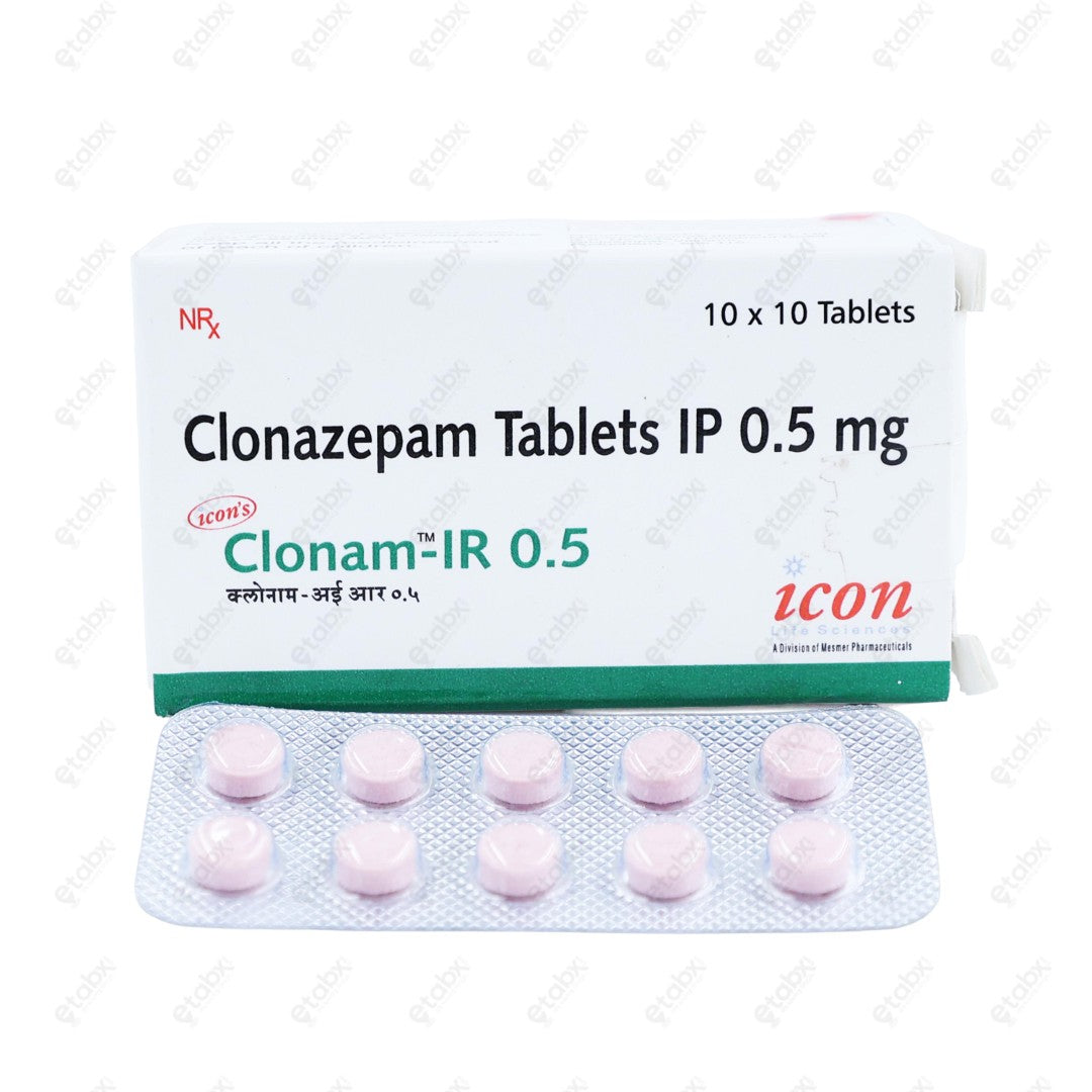 Clonam IR 0.5mg Tablet 10's