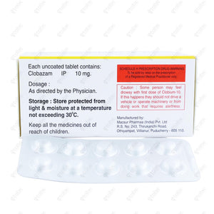 Clobium 10mg Tablet 10's