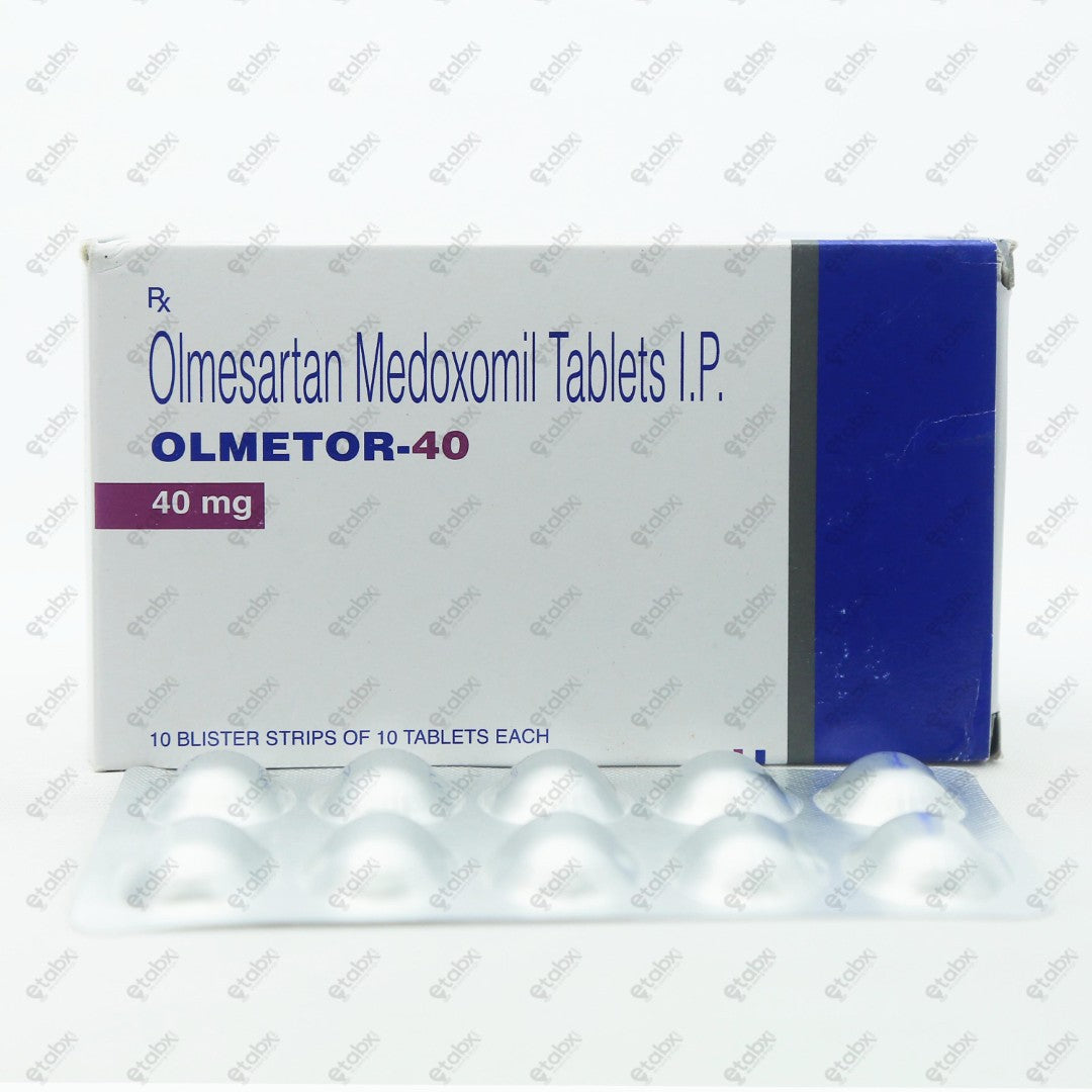 Olmetor 40mg Tablet 10's