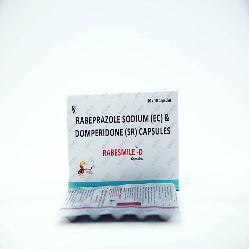 RABESMILE-D Tablet 10’s – Acidity & Reflux Control