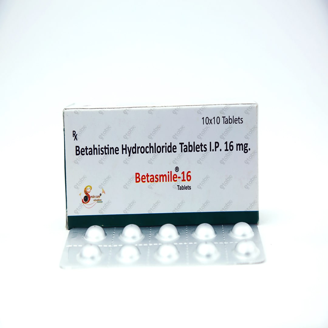 Betasmile 16mg Tablet 10s – Betahistine for Vertigo