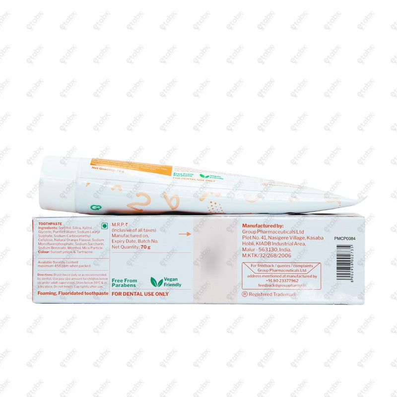 PEDIFLOR KIDZ TOOTHPASTE ORANGE 70g