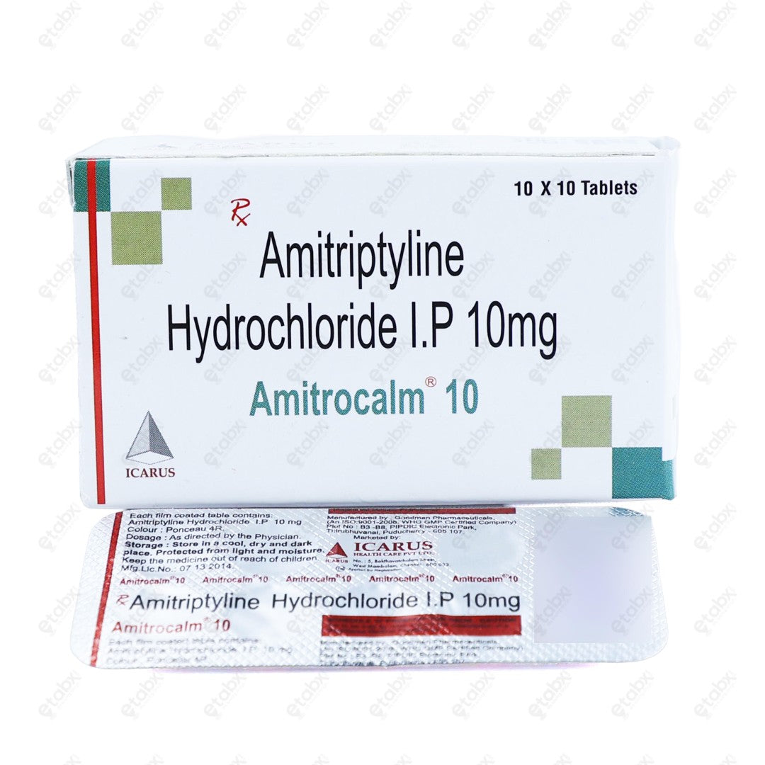 AMITROCALM 10MG Tablet 10's
