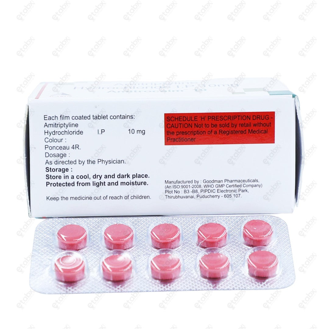 AMITROCALM 10MG Tablet 10's