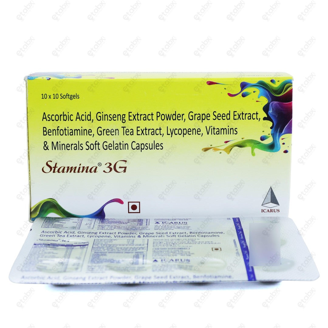 STAMINA 3g Capsules 10's