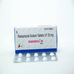 RABESMILE 20mg Tablet 10’s – Acidity & GERD Relief