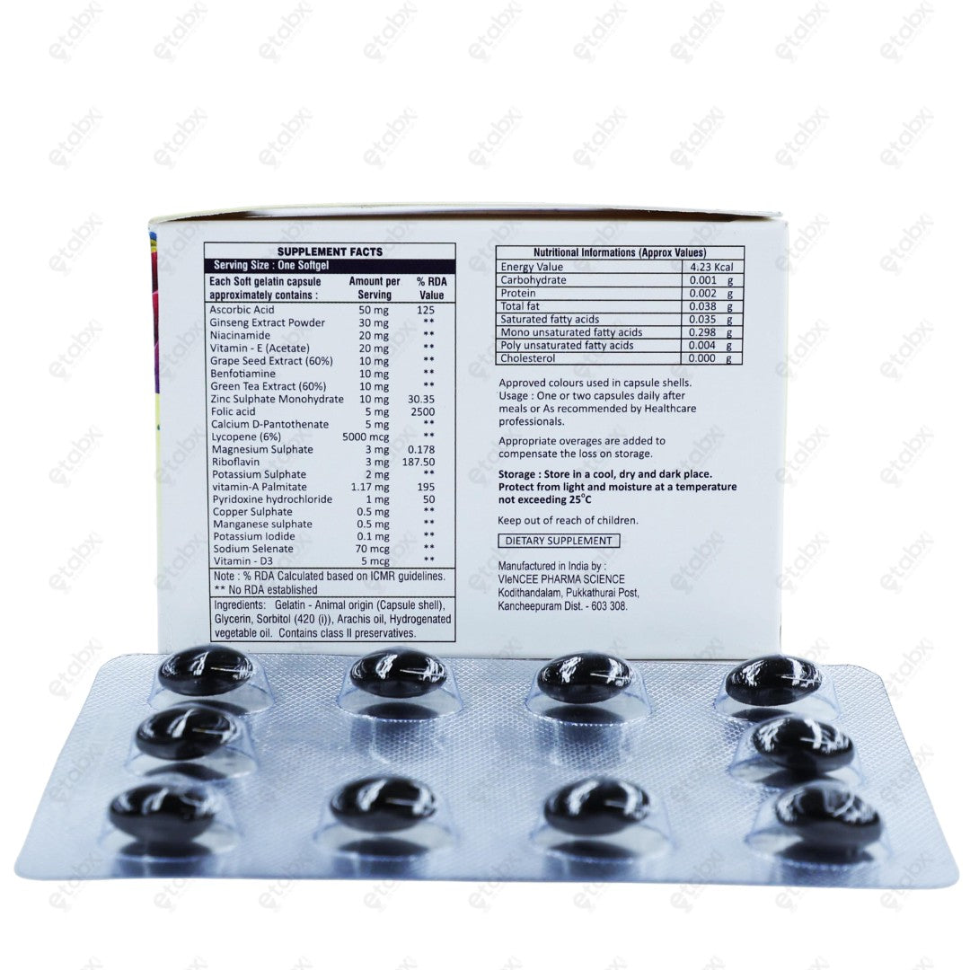 STAMINA 3g Capsules 10's