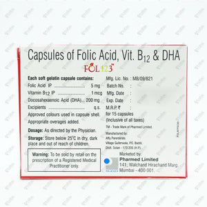 Fol 123 Capsule 15's