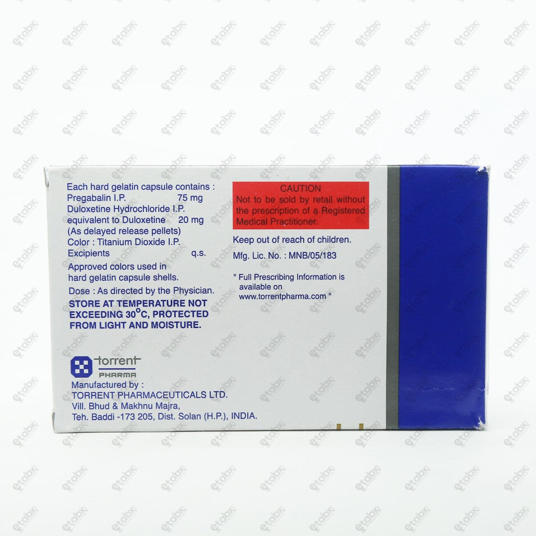 PREGEB DM 75/20 Capsule 10's