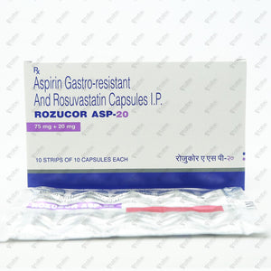 Rozucor ASP 20mg Capsule 10's