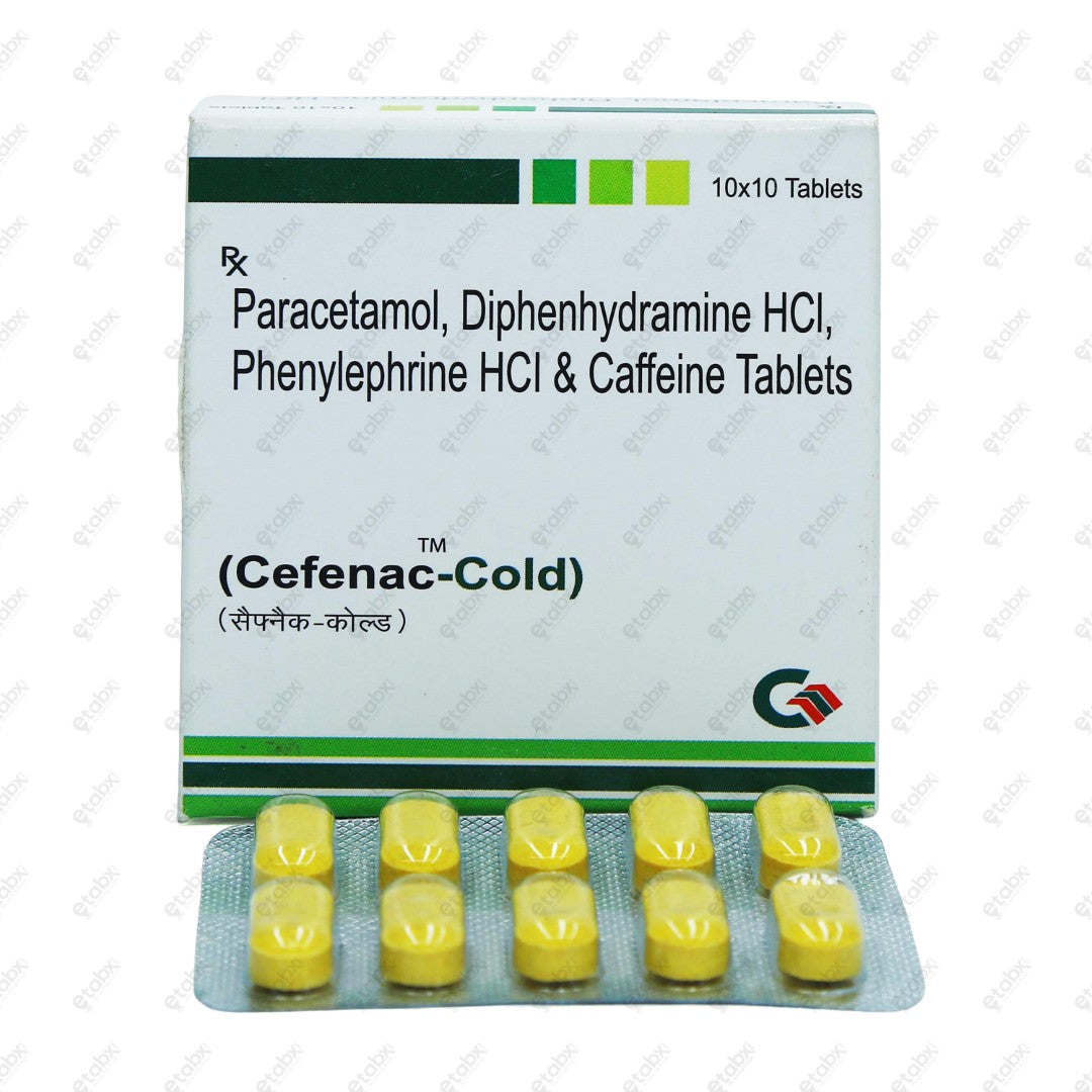 Cefenac Cold Tablets 10's