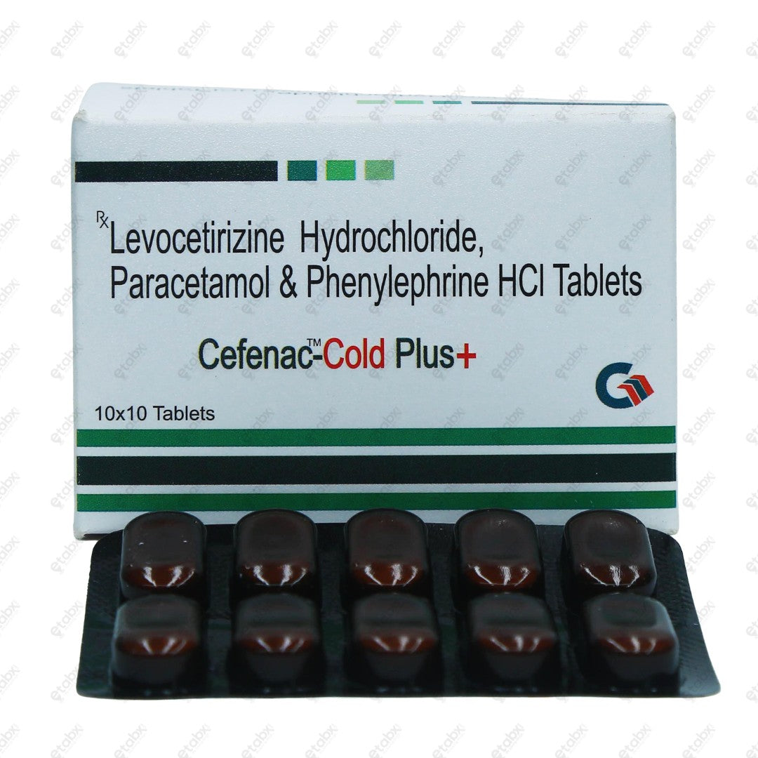 Cefenac Cold Plus Tablet 10's