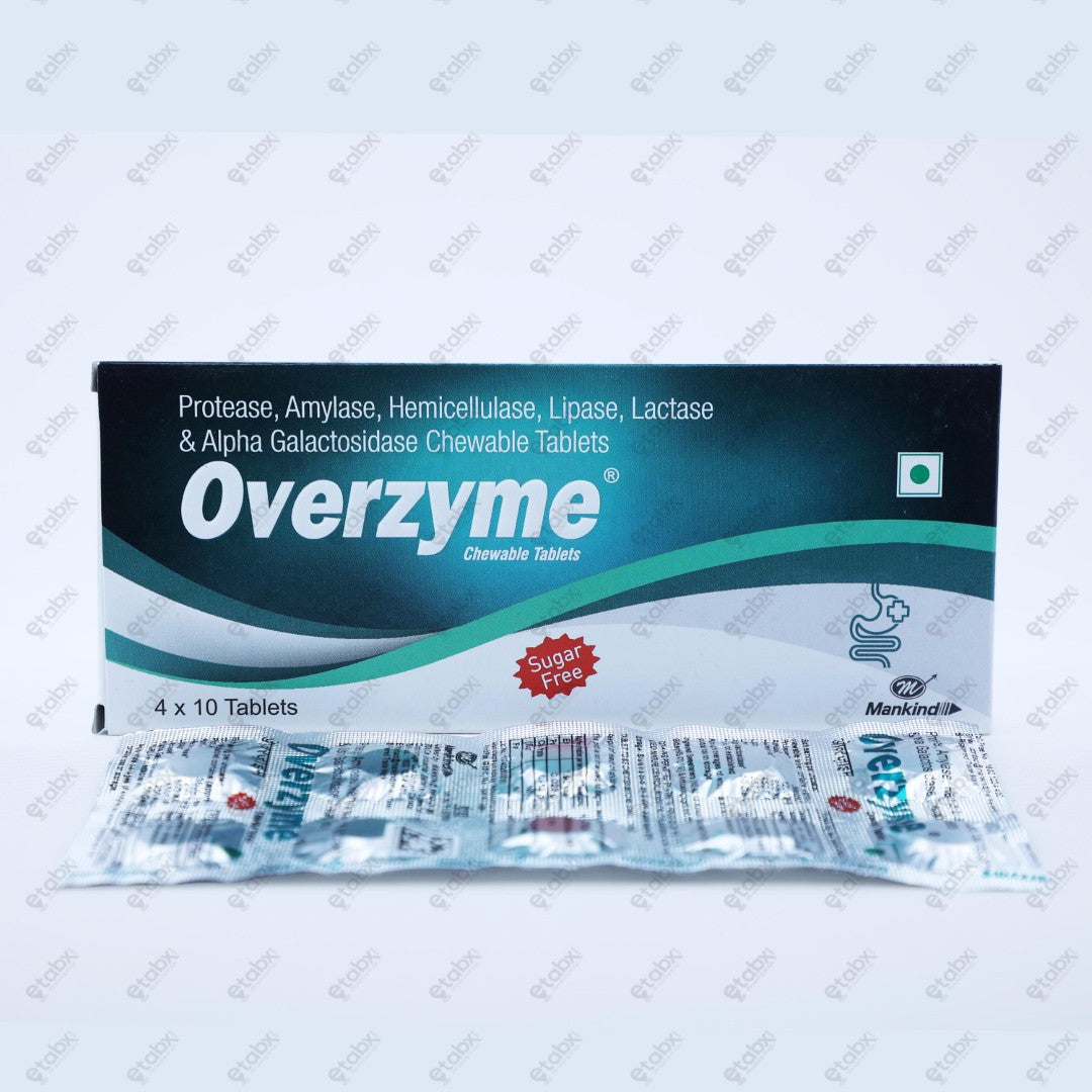 Overzyme Chewable Tablets 10's