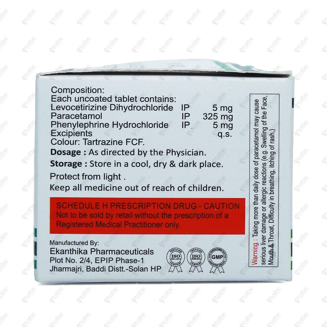 Cefenac Cold Plus Tablet 10's