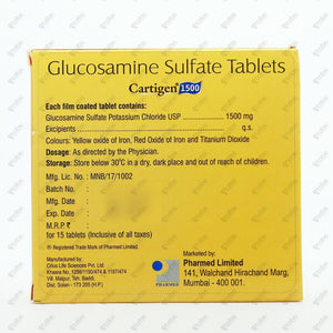 CARTIGEN 1500 TABLETS 15's